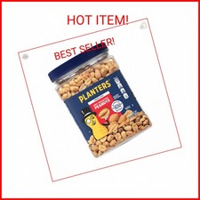 Planters Unsalted Dry Roasted Peanuts, 35 Ounce