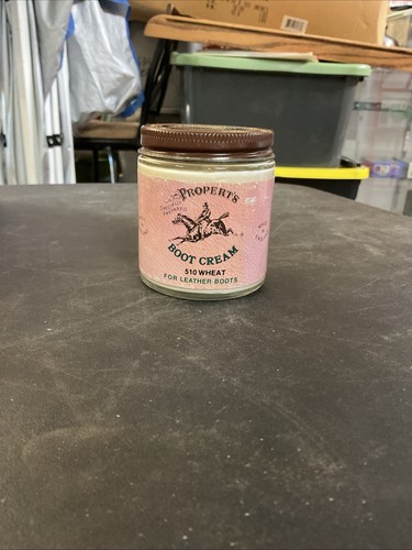 Propert's English Boot Cream 510 Wheat Leather Boot Care 3.7 oz