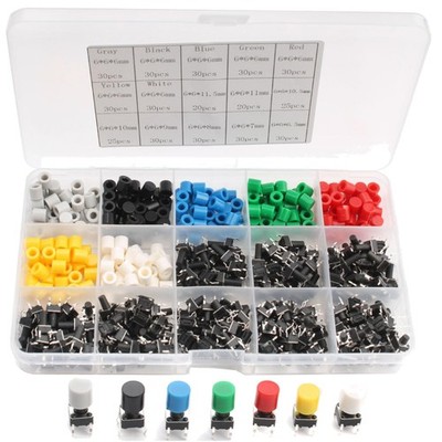 Druckschalter Takt Schalter Micro Tactile Switch Button 420 Stück