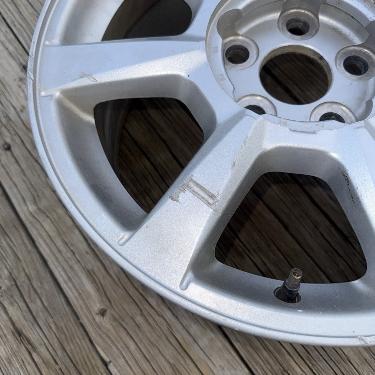 シルバー大理石カーボン・ストレートステッキ☆チャップリン（114） 2008 2009 Cadillac CTS OEM Wheel Rim 17x8 17