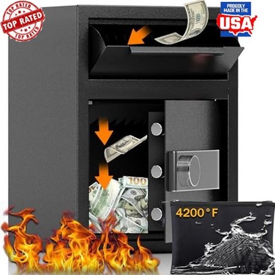 1.8 Cubic Foot Digital Combination Drop Safe Anti-Theft Waterproof Fireproof Box