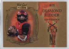 2022 Wild Card MATTE National Convention /25 Desmond Ridder Rookie RC 1r3k. rookie card picture