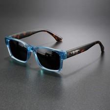 Retro Punk Fashion Sunglasses - Square Protective Frame, Uv400 Unisex for Outdoo