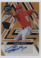 2024 Leaf Press Pass Premium Gold Prismatic Reflector 2/5 Chase Petty Auto 1ot1