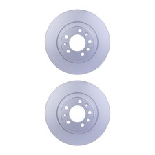 2 Bremsscheiben voll Ø 71,1 mm 12 mm HELLA passend für u.a. PEUGEOT 3008