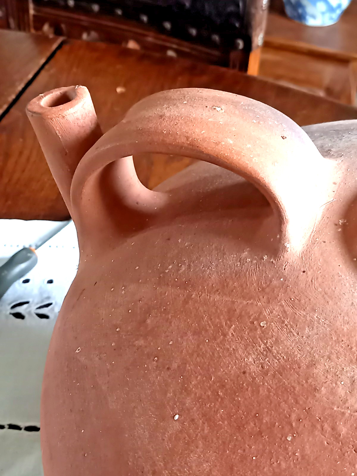 antique terracotta languedoc amphora