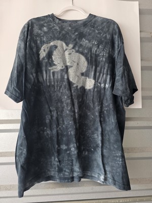 Vintage Y2K Extreme Limit Dragon Tie-Dye T Shirt Men's Size XL