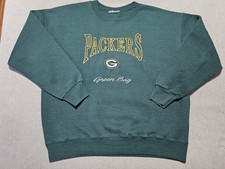 Vintage Green Bay Packers Lee Sport Sweatshirt Crewneck Made In USA Pullover XL