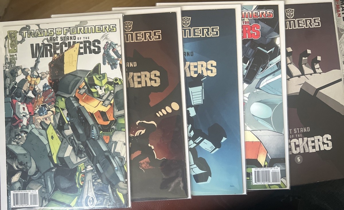 Transformers: Last Stand Of The Wreckers #1-5 Complete Set - IDW