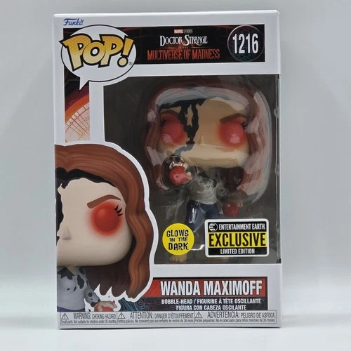 Funko Pop! Marvel Doctor Strange Wanda Maximoff #1216 EE Exclusive GITD