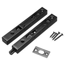 2Pcs 6 Inch Door Bolts -Stainless Steel Concealed Security French Door3883