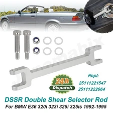 US For BMW E36 320 323 325i 325is DSSR Double Shear Selector Rod Billet Anodized