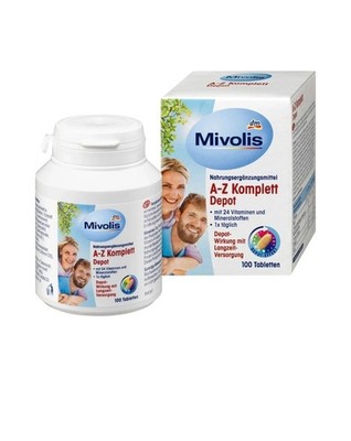 Mivolis A-Z Komplett Depot, Tabletten, 100 St., 144 g, Neu&ovp
