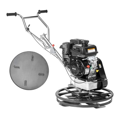 24  6HP Walk-Behind Power Trowel Concrete Cement Surface with Float Pan