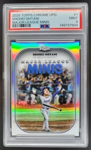 2025 Topps Chrome Update Shohei Ohtani Major League Minis PSA 9 Dodgers JP2