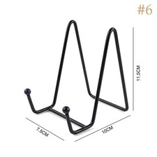 Display Stand Picture Easel Metal Plate Stands Holder Display Pictures Frame