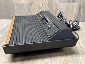 Atari 2600-A Video Computer System Console Black/Brown w/ 8 Games