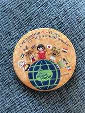Disney 2011 D23 Expo Small World 45th Anniversary Button