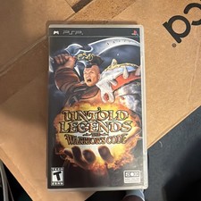 Untold Legends The Warriors Code - PSP Game - Complete w/Case & Manual