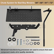 Chute System For Bad Boy Mowers ZT/CZT ACS6000B 54"/ 60"/ 61"/72" 088-6000-00
