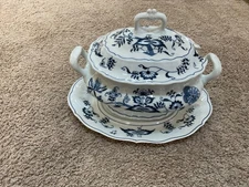 Blue Danube Japan Tureen & Lid & Tray Free Shipping