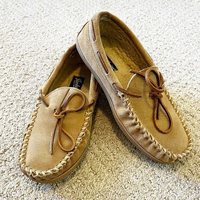 Florsheim Men's Cozzi Moc Toe Mocassin Toe Slipper Sand Sz 8 M 11767-269