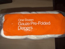 Vintage Toddletime Gauze Pre-folded Diapers - 12 Pack Jc Penney
