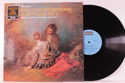 ROBERT SCHUMANN Frühlingssymphonie DECCA Josef Krips 12'' Vinyl LP Exzellent