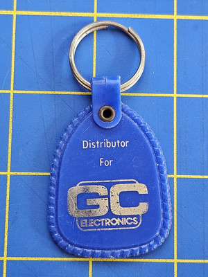 Vintage GC Electronics Electronic Center Inc Minneapolis MN Keyring Keychain