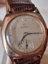 Orologio Da Polso Vintage Placcato Oro OMEGA meccanico A Corda