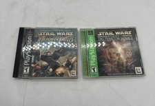 Star Wars Episode I The Phantom Menace + Jedi Power Battles Lot Of 2 Cib
