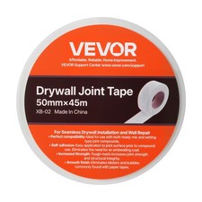 Self-Adhesive Fiberglass Mesh Tape 36 Rolls 147.64ft x 1.97in Drywall White