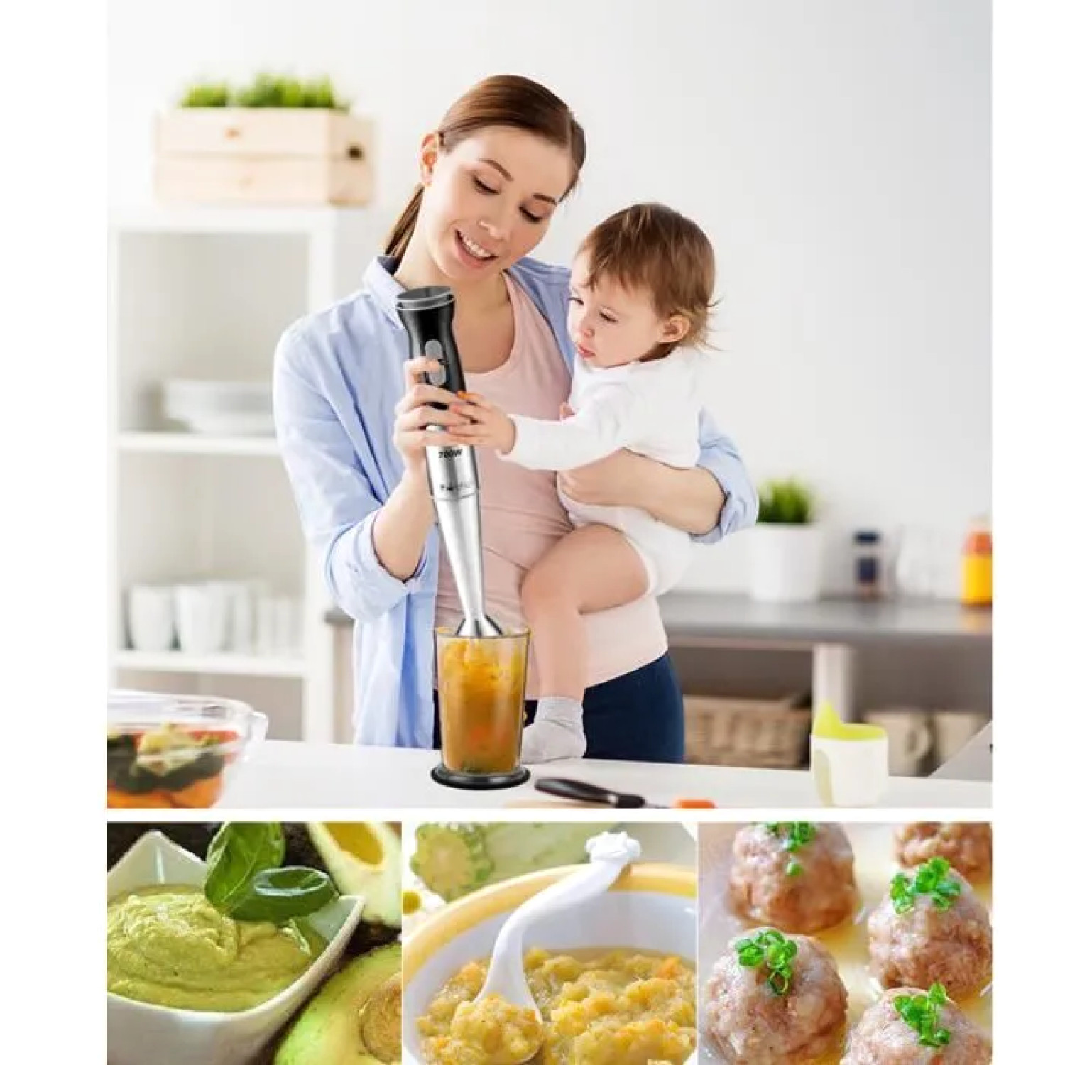 mixeur plongeant inox bébé – utilisation au quotidien