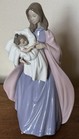 Lladro Nao Spain - Woman W/ Child - Large Figurine #1300 "Mothers Touch" 1300