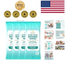 Gentle 40 Count Body Wipes with Aloe: Ideal for Sensitive Skin  Travel