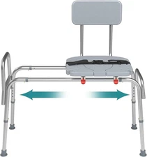 Shower Transfer Bench for Tub Seniors Handicap 400lb Non Slip Seat Adjustable