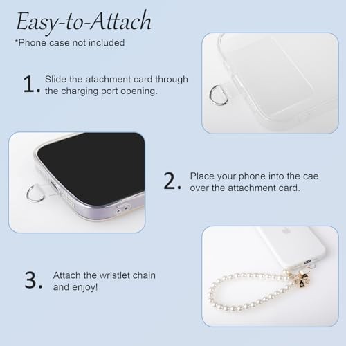 2 Pièces Breloque Téléphone Classique pour Femme, Bracelet Smartphone Bracelet - Photo 2 sur 7