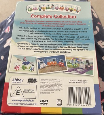 ALPHABLOCKS DVD BOX SET VOLUME 1 2 3 4 5 OOP RARE EDUCATIONAL