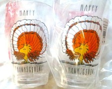 Snoopy Pottery Barn peanuts Cup Holiday party Thanksgiving Disney kid gift SET 2