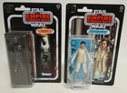 Han Solo Carbonie + Princess Leia Organa Hoth 40th Black Series TESB Kenner Lot