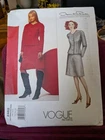 Vogue Oscar de la Renta 2462 misses fitted lined jacket skirt sz 14-18 NEW
