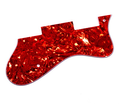 4-lagiger Schlagbrett passt Epiphone Dot Style Gitarre - Schildkröte rot B47