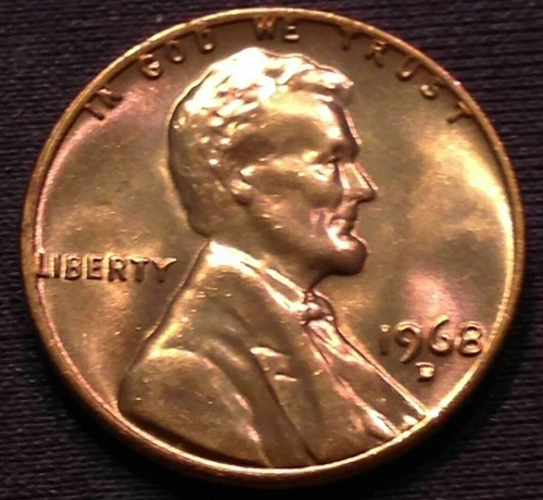1968-D LINCOLN CENT/PENNY Brilliant-Uncirculated SUPER NICE!!!
