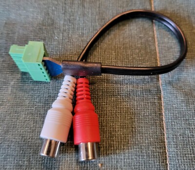 AVPro Edge Euroblock 5-Pin too 2-Channel RCA Audio-Extraction Cable