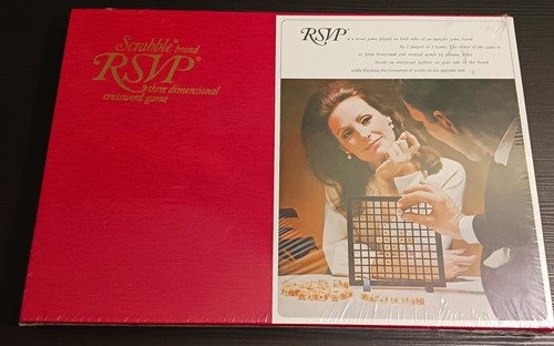 Vtg RSVP Scrabble 3D Crossword Game 1966-1970 NEW Old Stock SEALED - Picture 12 of 13