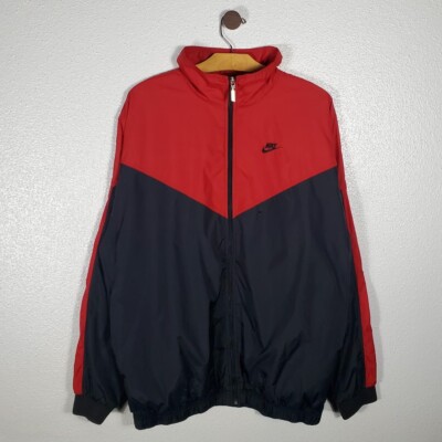 NIKE windrunner jacket 銀タグ 赤×黒 80's 90's NIKE windrunner jacket 銀タグ 赤×黒 80's 90's NIKE