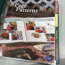 Notebook Full - Creative Memories Page Patterns Idea Booklets Plus Border Papers