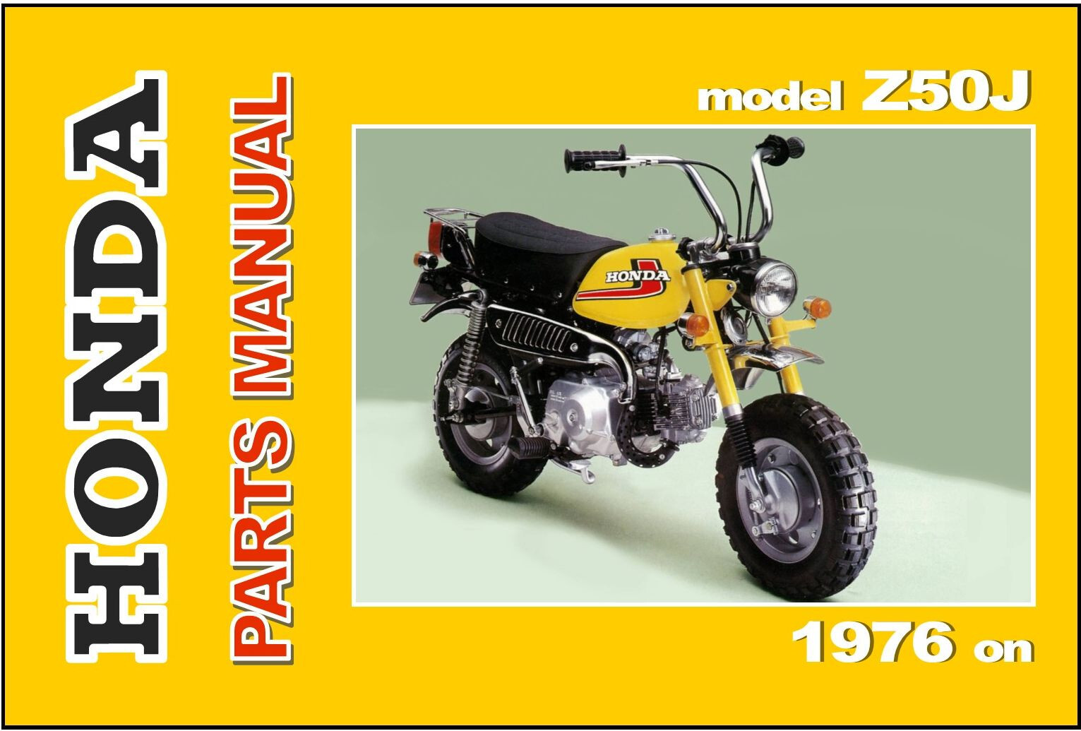 HONDA Parts Manual Z50J Z50 Z50A 1976 1977 on Replacement Spares Catalog  List | eBay