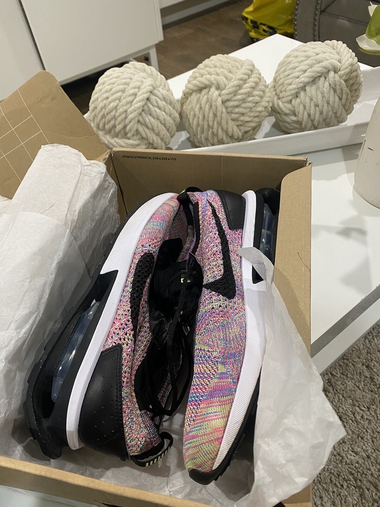 Size 10 - Nike Air Max Flyknit Racer Low Multi-Color - DJ6106-300