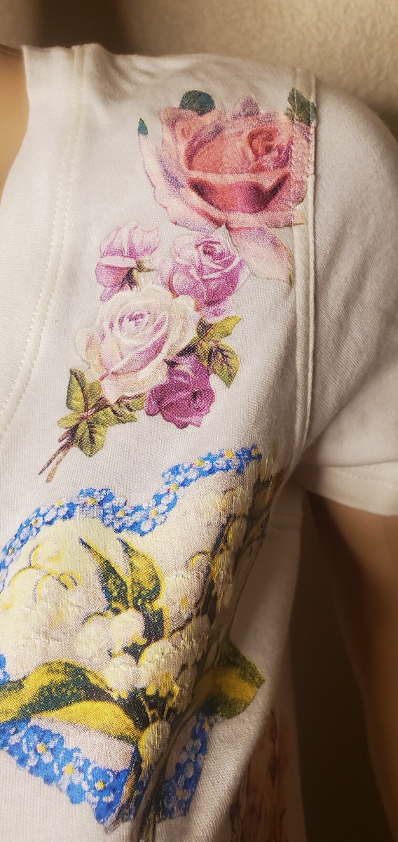 Christian Dior Galliano Floral Cherub Dog 